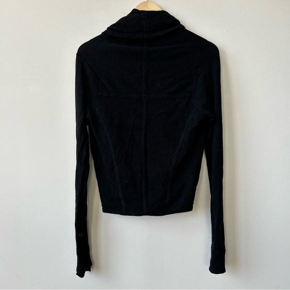 Lululemon Iconic Sweater Wrap Black Size 6 - Picture 4 of 7